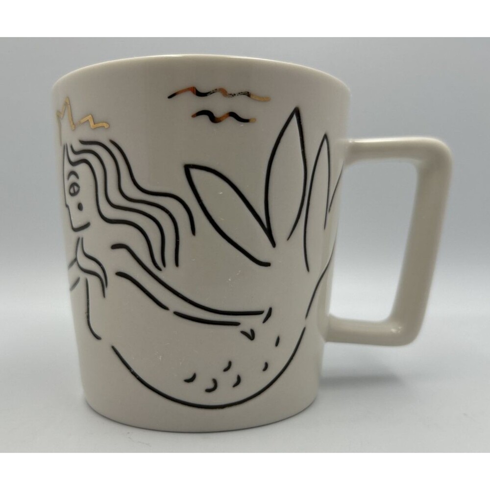 Starbucks 2017 Anniversary Collection Siren Mermaid Mug 12 Oz